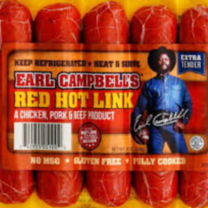 Earl Campbell's Red Hot Link Sausage