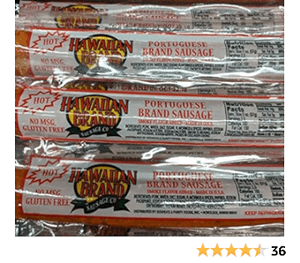 Hawaiian Brand Hot Portuguese Sausage