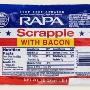 RAPA Scrapple with Bacon