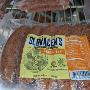 Slovacek's Pork & Beef Sausage