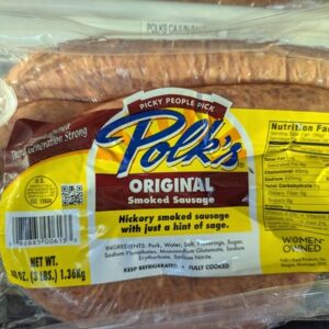 Polk's Original Smoked Sausage 3 Lb