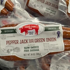 Country Pleasin’ Pepper Jack and Onion Sausage