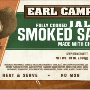 Earl Campbell's Jalapeno Smoked Sausage