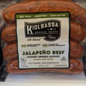 Kiolbassa Jalapeno Beef Sausage