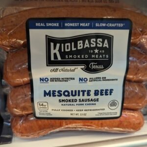 Kiolbassa Mesquite Beef Smoked Sausage