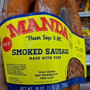 Manda Hot Smoked Sausage