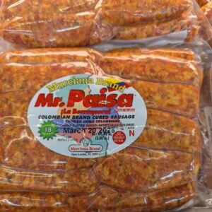 Mr Paisa Colombian Cured Sausage