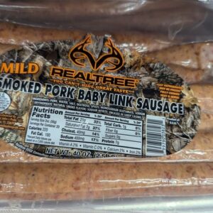 Realtree Mild Smoked Pork Sausage