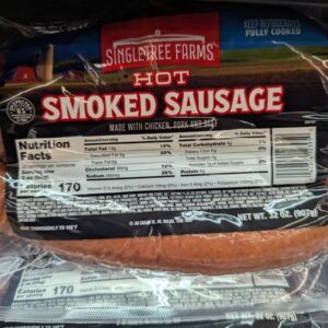 Singletree Farms Hot Smoked Sausage