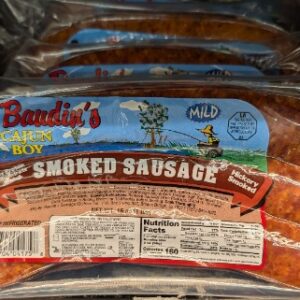 Baudin’s Cajun Boy Mild Smoked Sausage